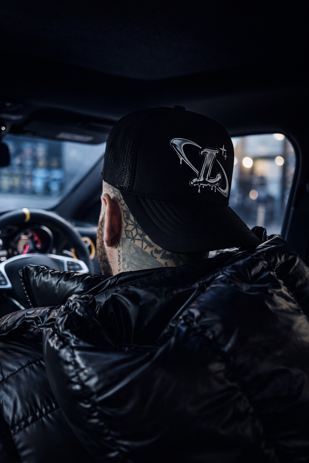 Lunar Drip Trucker Hat